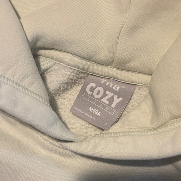 TNA by Aritzia Size 2/Medium Soft Green Mega Sweatshirt - Picture 11 of 13